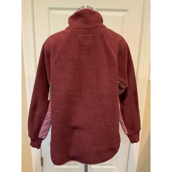 Abercrombie & Fitch Purple Fleece W/ Quilted Detail & Front Pocket, Size L - Picture 7 of 9